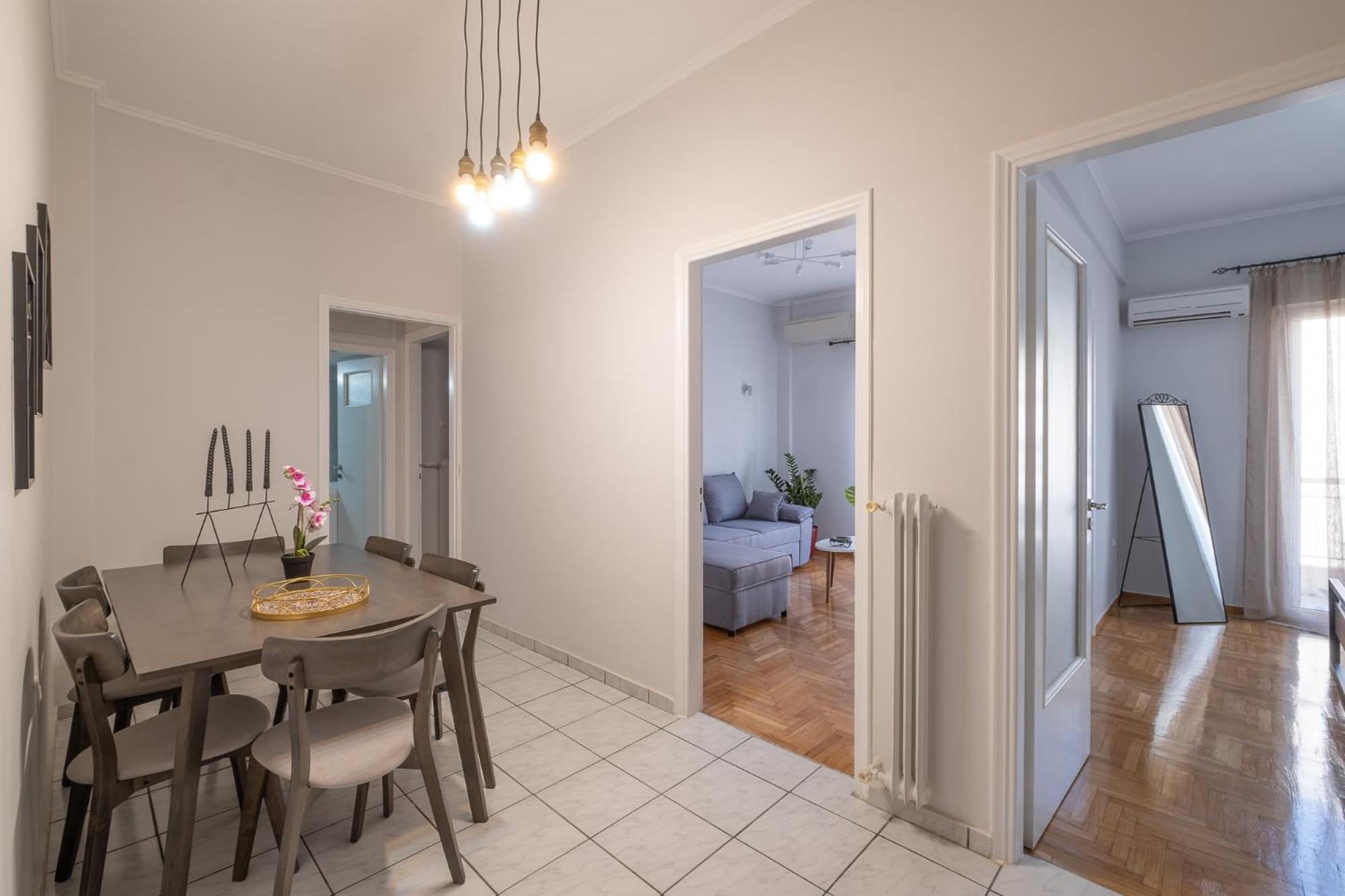 Lovely And Modern 3Bd Apartment Close To Ampelokipoi Metro Атина Екстериор снимка